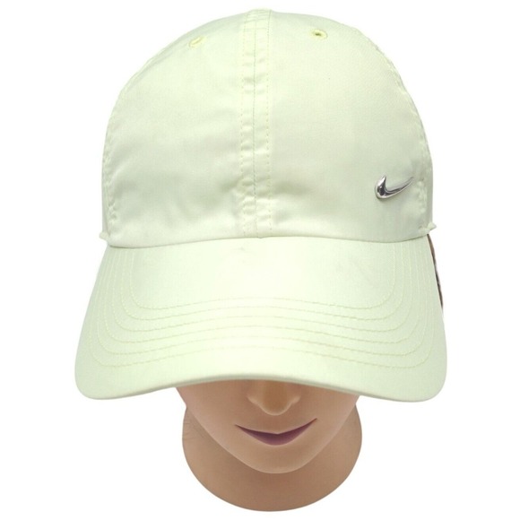 Nike Kids' Dri-FIT Unstructured Metal Swoosh Cap Vapor Green - Picture 1 of 4